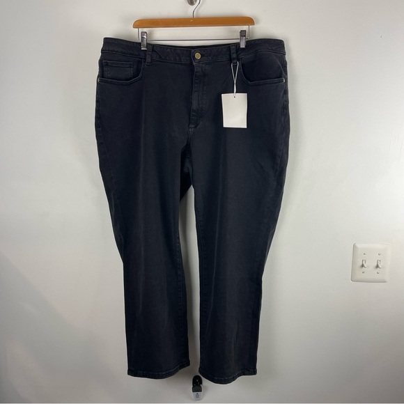 DL1961 Women's Patti Straight High Rise Vintage Jeans Size 24W NWT Retail $184 - Picture 1 of 13